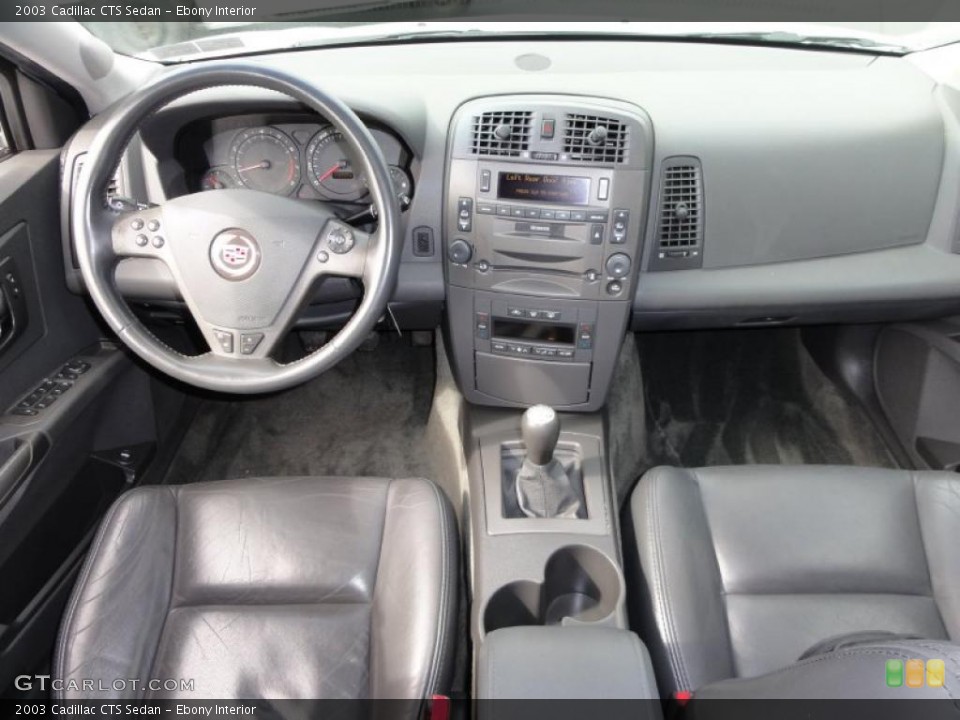 Ebony Interior Dashboard for the 2003 Cadillac CTS Sedan #46326219