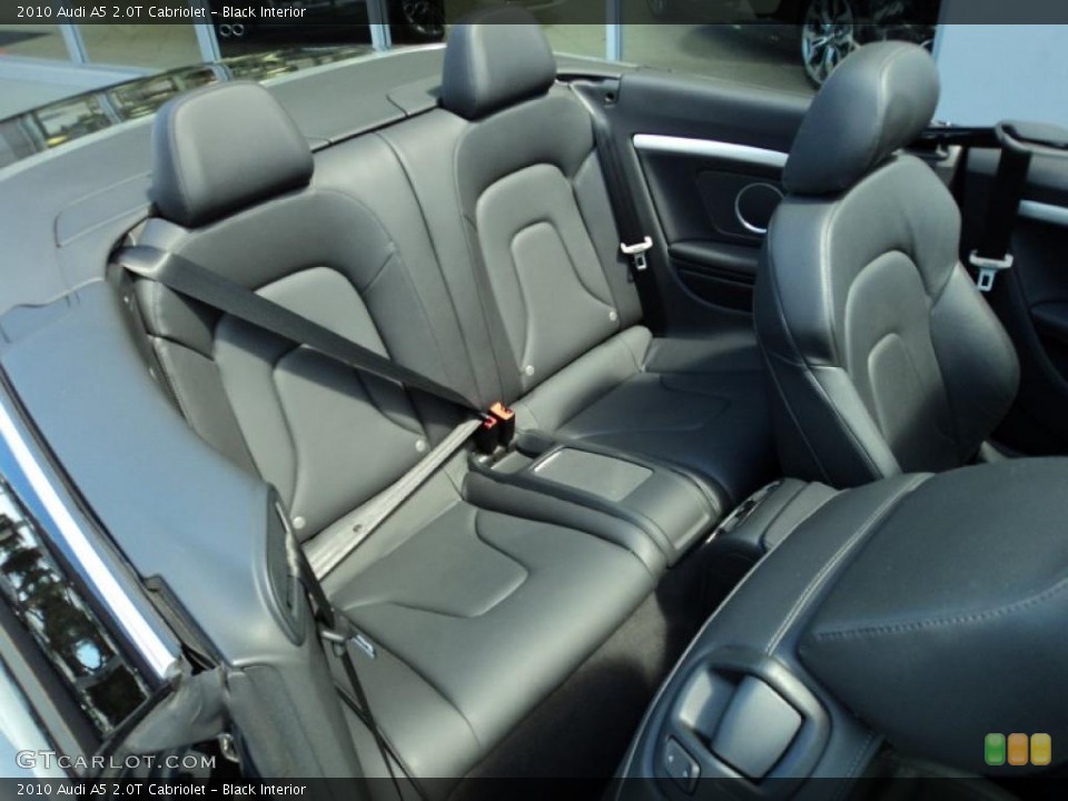 Black Interior Photo for the 2010 Audi A5 2.0T Cabriolet #46329000