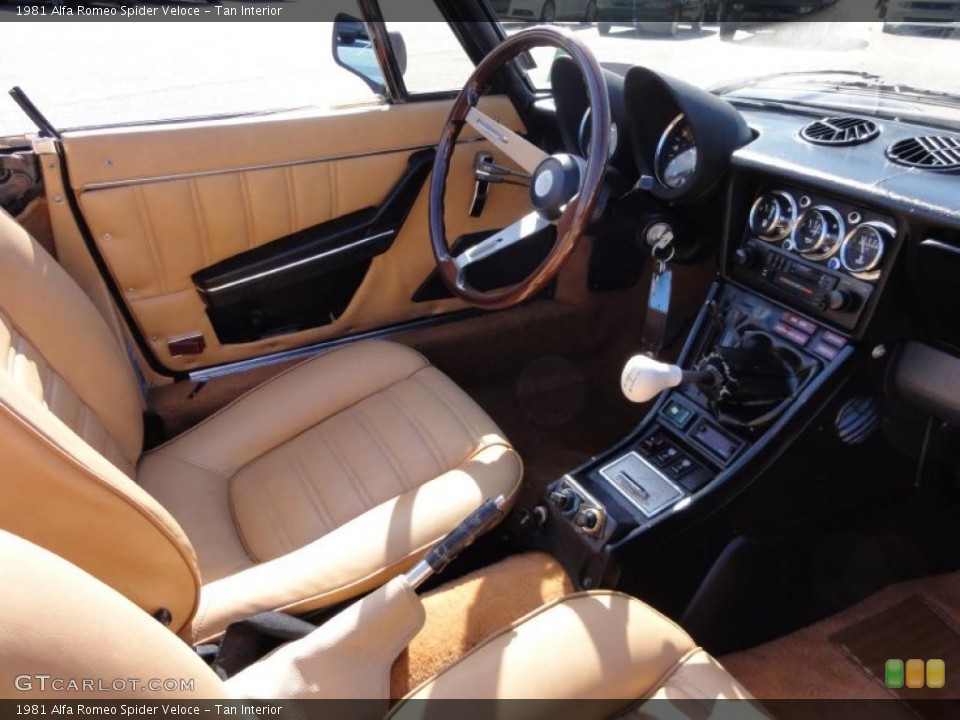 Tan Interior Photo for the 1981 Alfa Romeo Spider Veloce #46330188