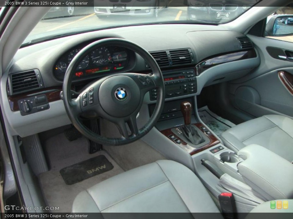Grey Interior Prime Interior for the 2005 BMW 3 Series 325i Coupe #46330224