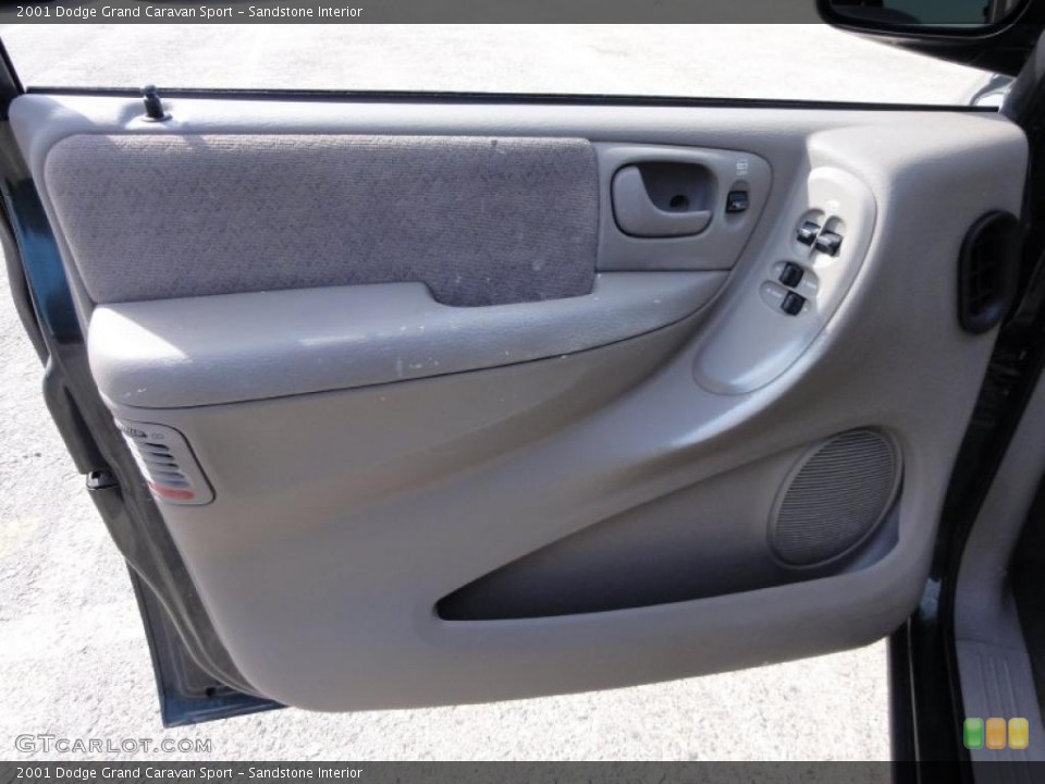 Sandstone Interior Door Panel for the 2001 Dodge Grand Caravan Sport #46331478