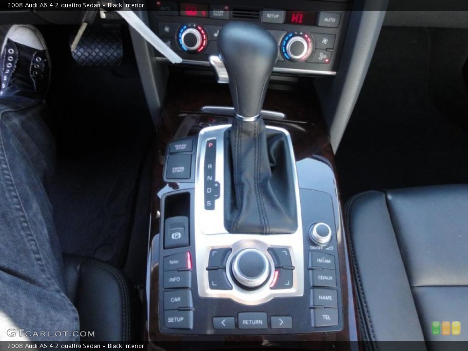 Black Interior Transmission for the 2008 Audi A6 4.2 quattro Sedan #46331607
