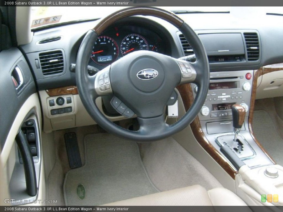 Warm Ivory Interior Prime Interior for the 2008 Subaru Outback 3.0R L.L.Bean Edition Wagon #46331997