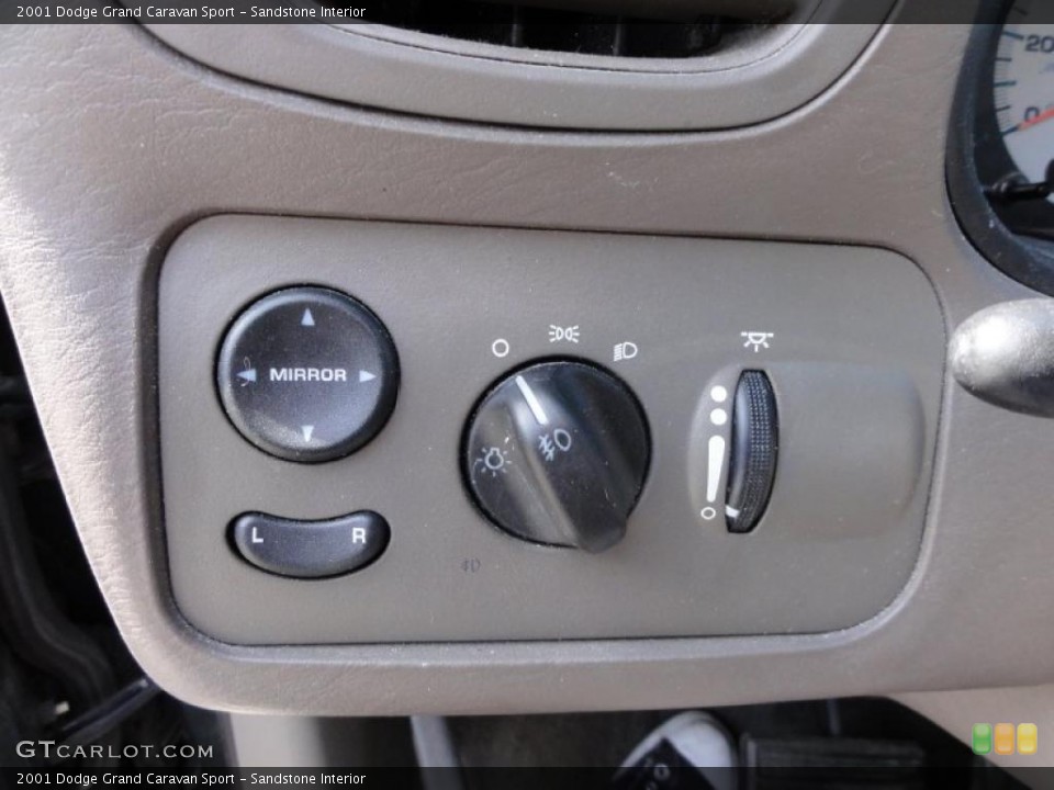Sandstone Interior Controls for the 2001 Dodge Grand Caravan Sport #46332033