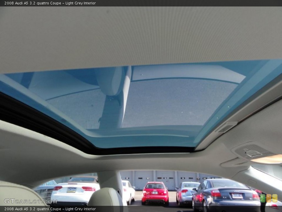 Light Grey Interior Sunroof for the 2008 Audi A5 3.2 quattro Coupe #46332045