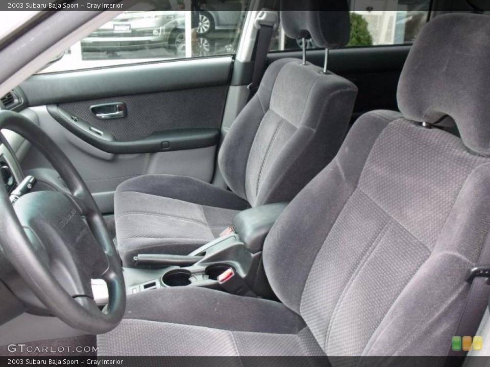 Gray Interior Photo for the 2003 Subaru Baja Sport #46332702