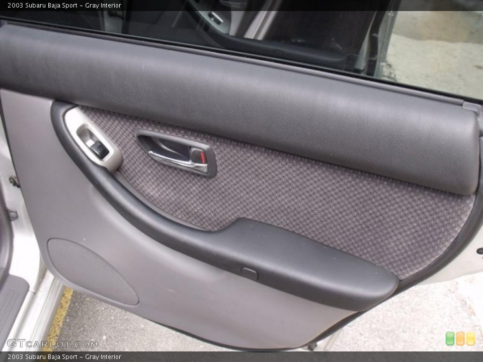 Gray Interior Door Panel for the 2003 Subaru Baja Sport #46332756