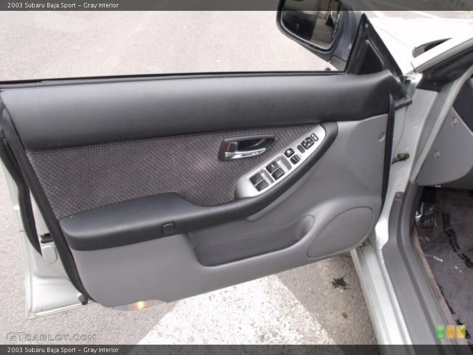 Gray Interior Door Panel for the 2003 Subaru Baja Sport #46332768