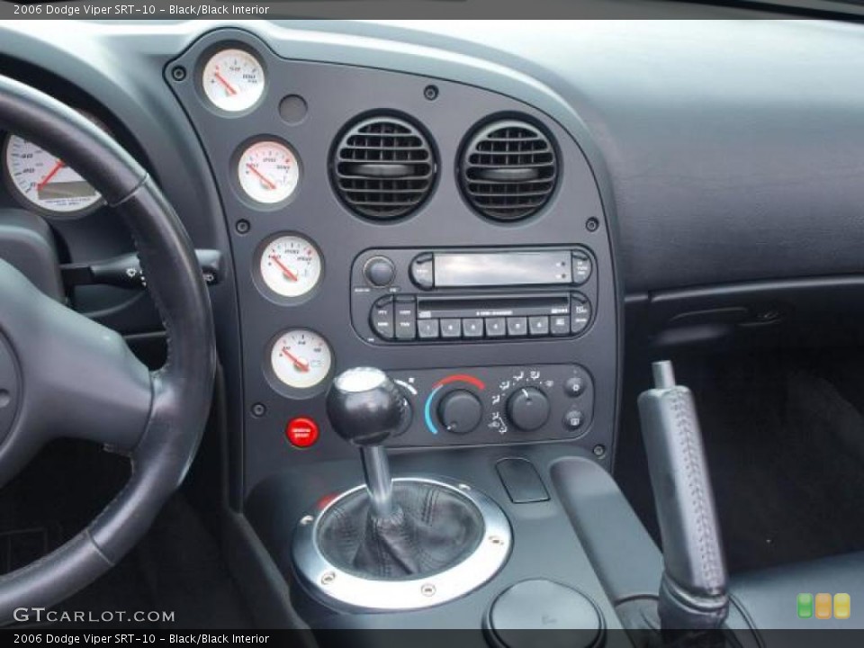 Black/Black Interior Controls for the 2006 Dodge Viper SRT-10 #46334331