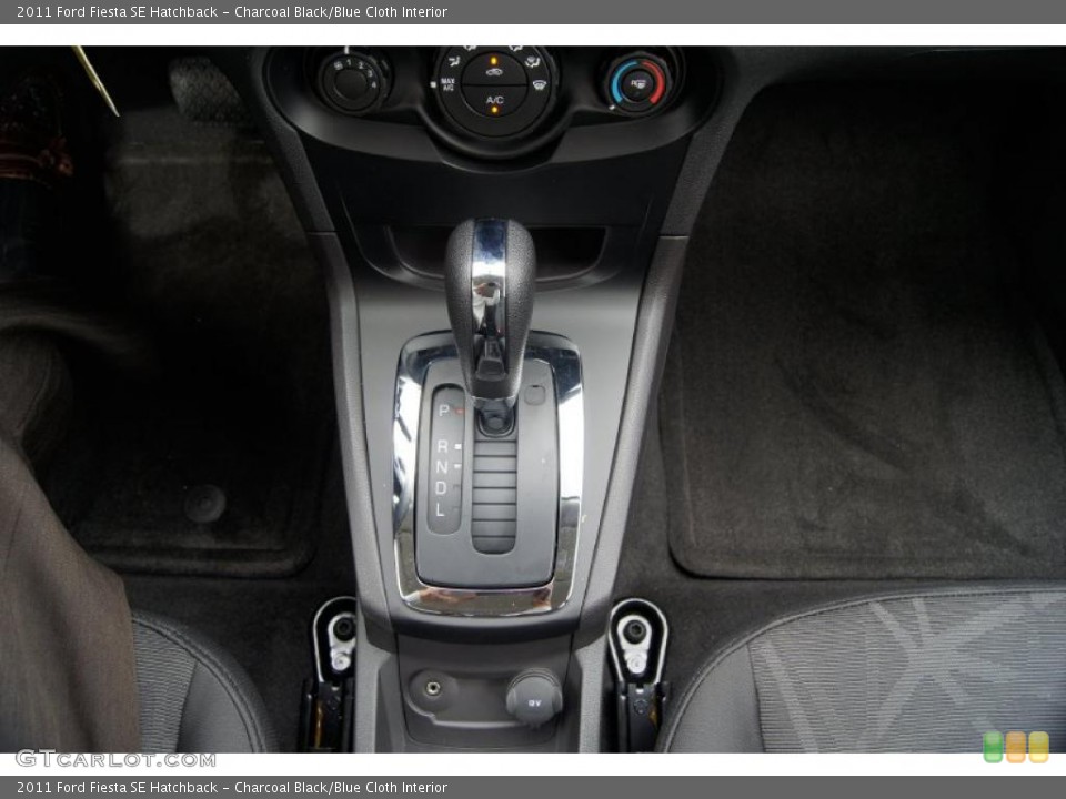 Charcoal Black/Blue Cloth Interior Transmission for the 2011 Ford Fiesta SE Hatchback #46335405