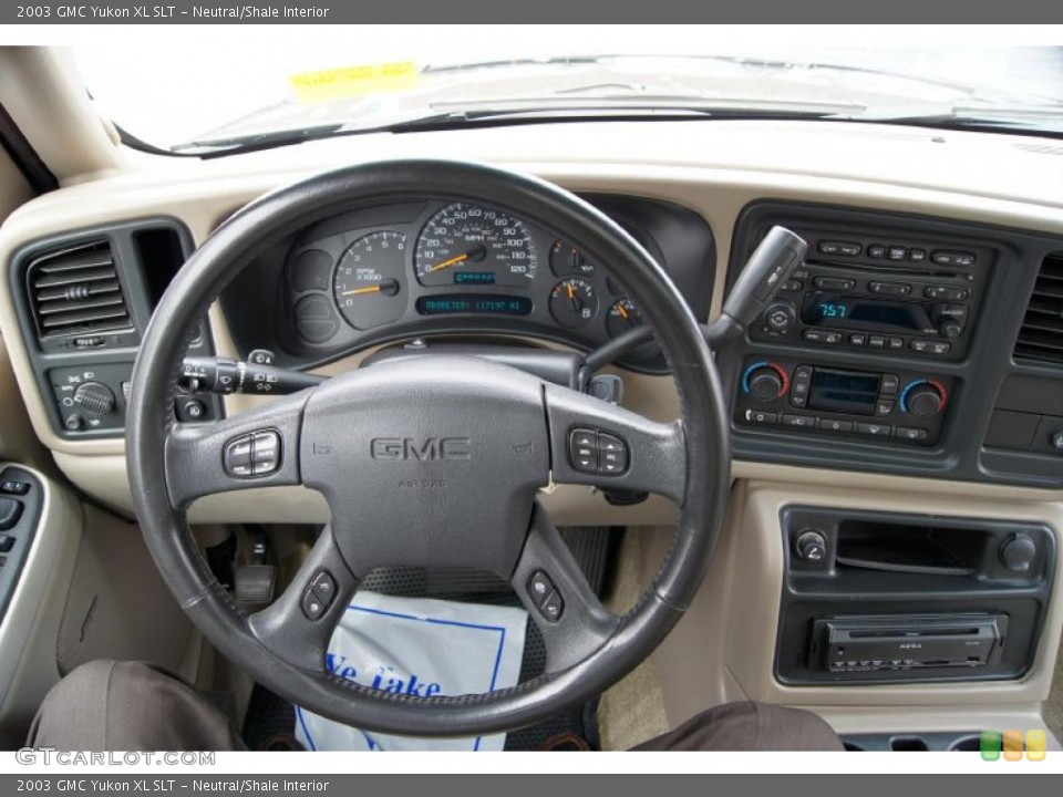 Neutral/Shale Interior Dashboard for the 2003 GMC Yukon XL SLT #46335768