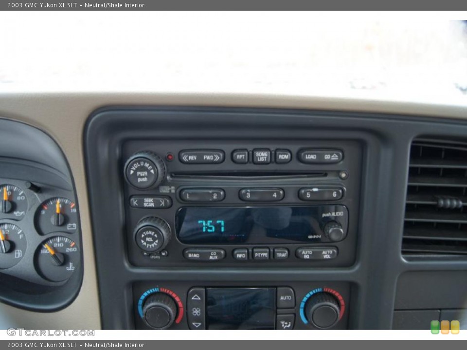 Neutral/Shale Interior Controls for the 2003 GMC Yukon XL SLT #46335771
