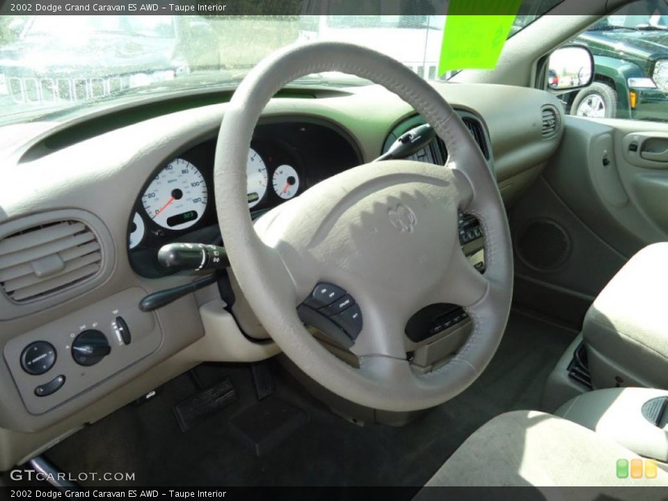 Taupe Interior Steering Wheel for the 2002 Dodge Grand Caravan ES AWD #46336126
