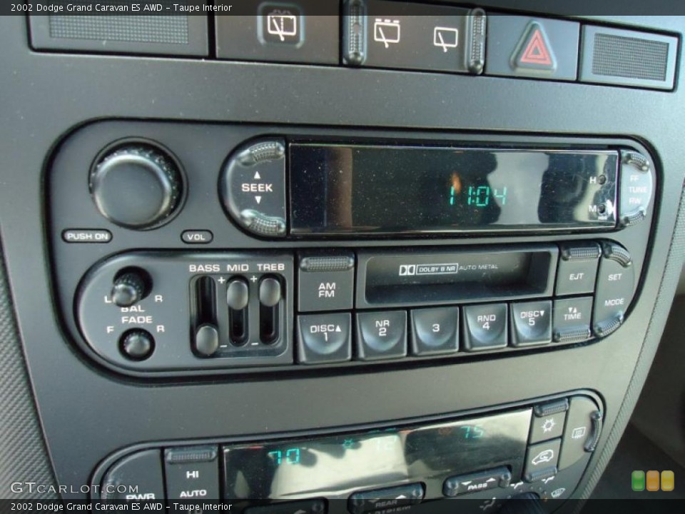 Taupe Interior Controls for the 2002 Dodge Grand Caravan ES AWD #46336549
