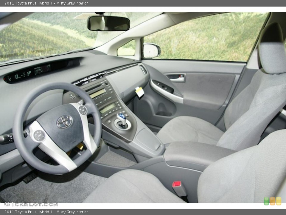 Misty Gray Interior Photo for the 2011 Toyota Prius Hybrid II #46337745