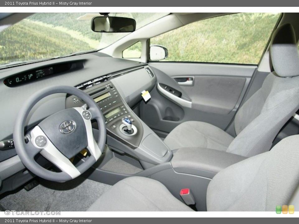 Misty Gray Interior Photo for the 2011 Toyota Prius Hybrid II #46337745