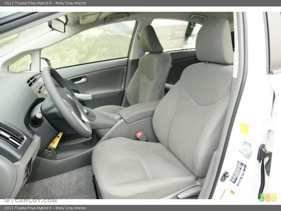 Misty Gray Interior Photo for the 2011 Toyota Prius Hybrid II #46337748