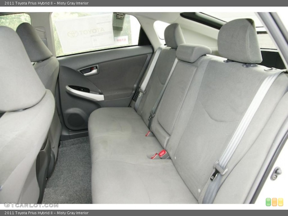 Misty Gray Interior Photo for the 2011 Toyota Prius Hybrid II #46337751