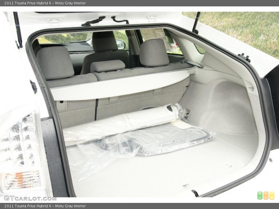 Misty Gray Interior Trunk for the 2011 Toyota Prius Hybrid II #46337754