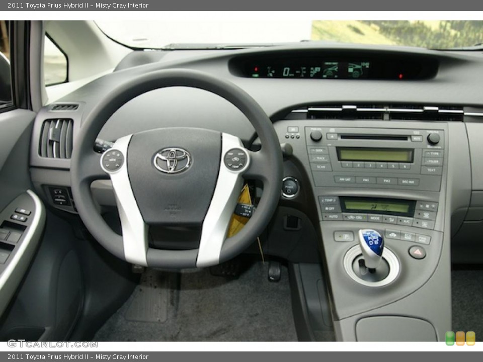Misty Gray Interior Dashboard for the 2011 Toyota Prius Hybrid II #46337757