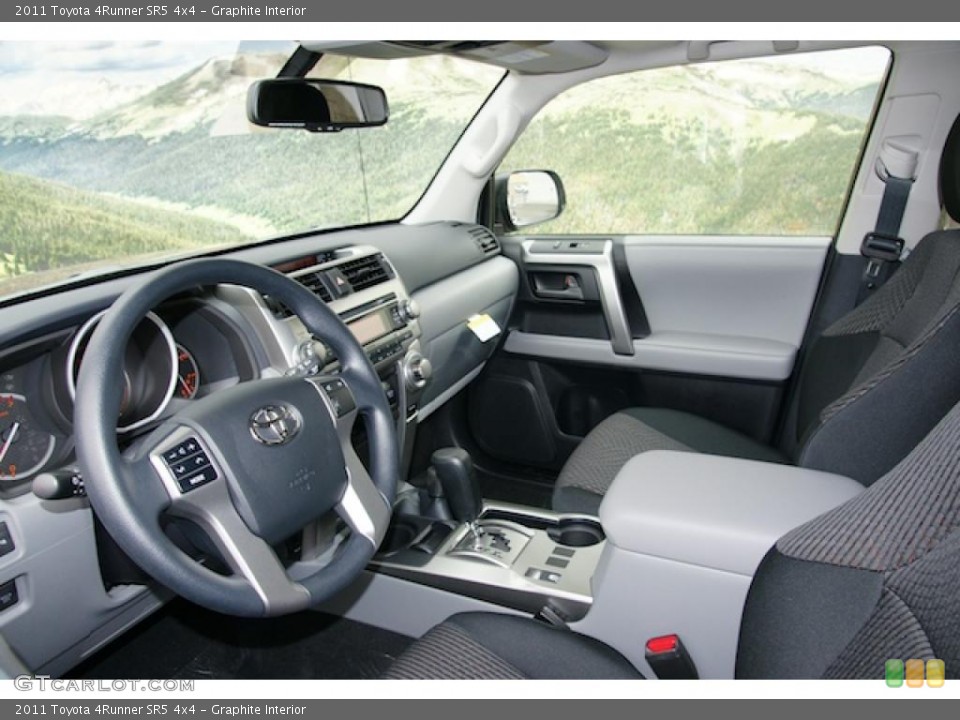 Graphite Interior Photo for the 2011 Toyota 4Runner SR5 4x4 #46337835