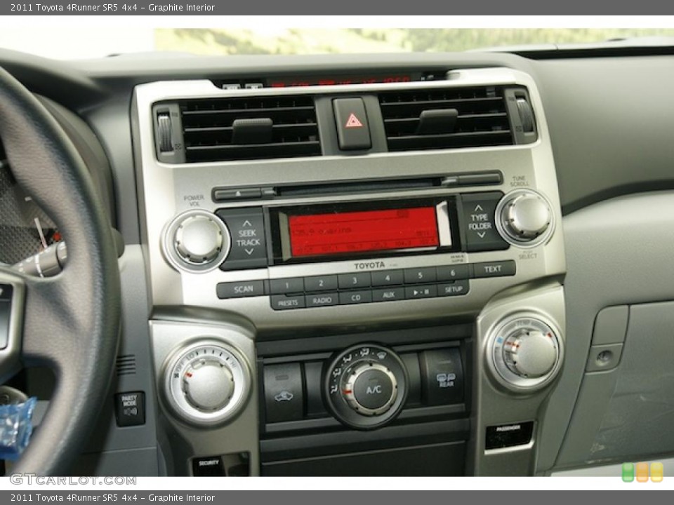 Graphite Interior Controls for the 2011 Toyota 4Runner SR5 4x4 #46337853
