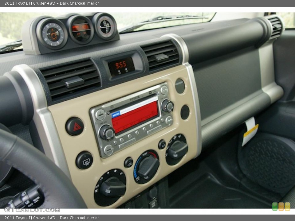 Dark Charcoal Interior Controls for the 2011 Toyota FJ Cruiser 4WD #46337949