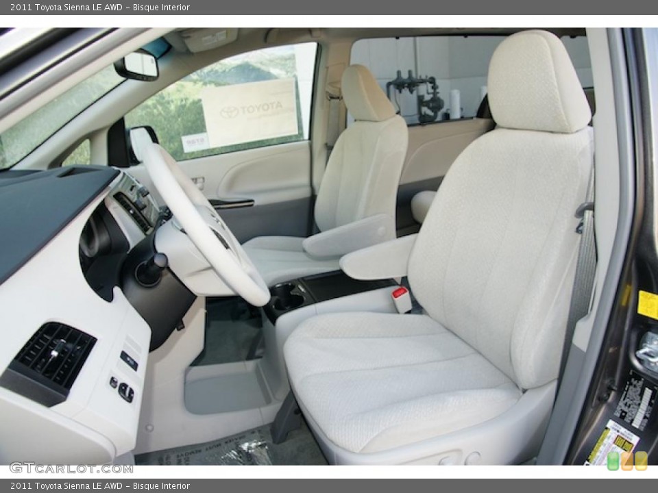 Bisque Interior Photo for the 2011 Toyota Sienna LE AWD #46338003