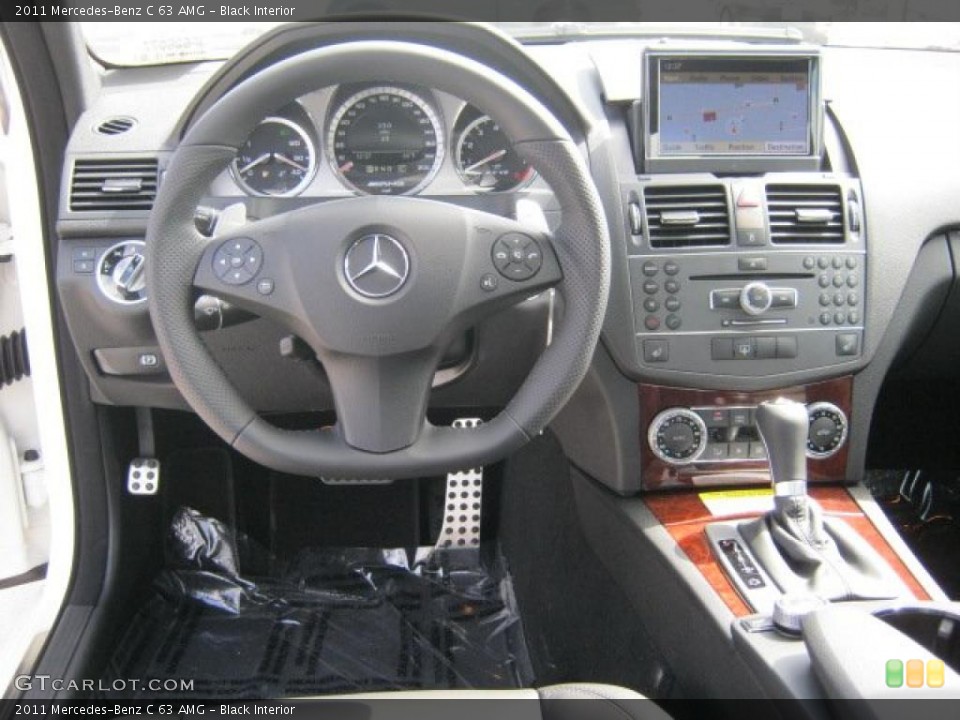 Black Interior Dashboard for the 2011 Mercedes-Benz C 63 AMG #46338069
