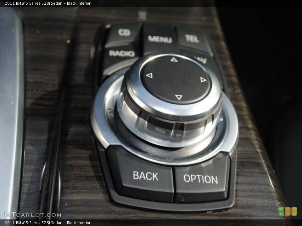 Black Interior Controls for the 2011 BMW 5 Series 528i Sedan #46338390