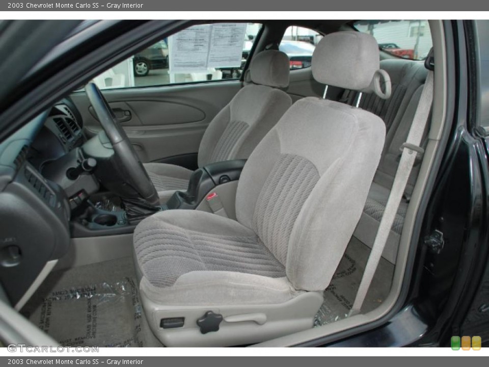 Gray Interior Photo for the 2003 Chevrolet Monte Carlo SS #46338609