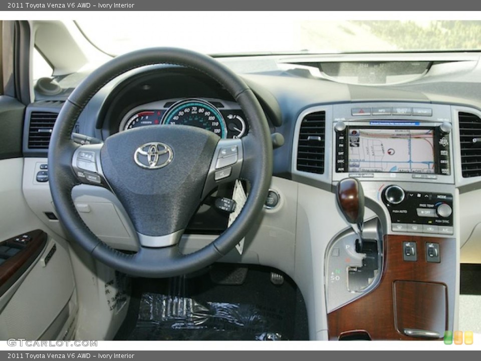 Ivory Interior Dashboard for the 2011 Toyota Venza V6 AWD #46338648
