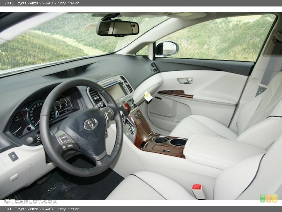 Ivory Interior Photo for the 2011 Toyota Venza V6 AWD #46338702