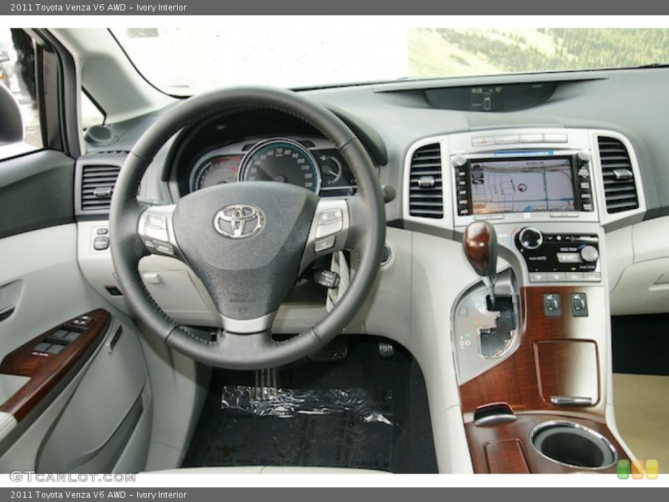Ivory Interior Dashboard for the 2011 Toyota Venza V6 AWD #46338945