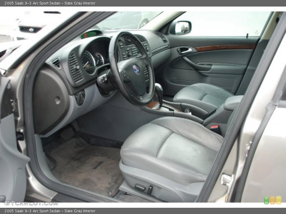 Slate Gray Interior Photo for the 2005 Saab 9-3 Arc Sport Sedan #46339029