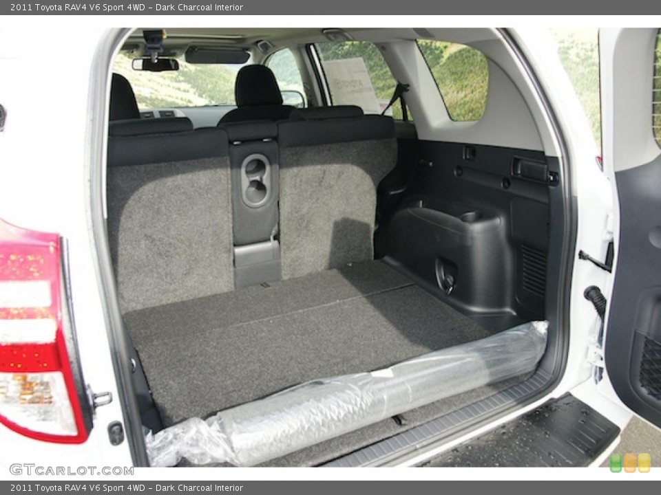 Dark Charcoal Interior Trunk for the 2011 Toyota RAV4 V6 Sport 4WD #46339515