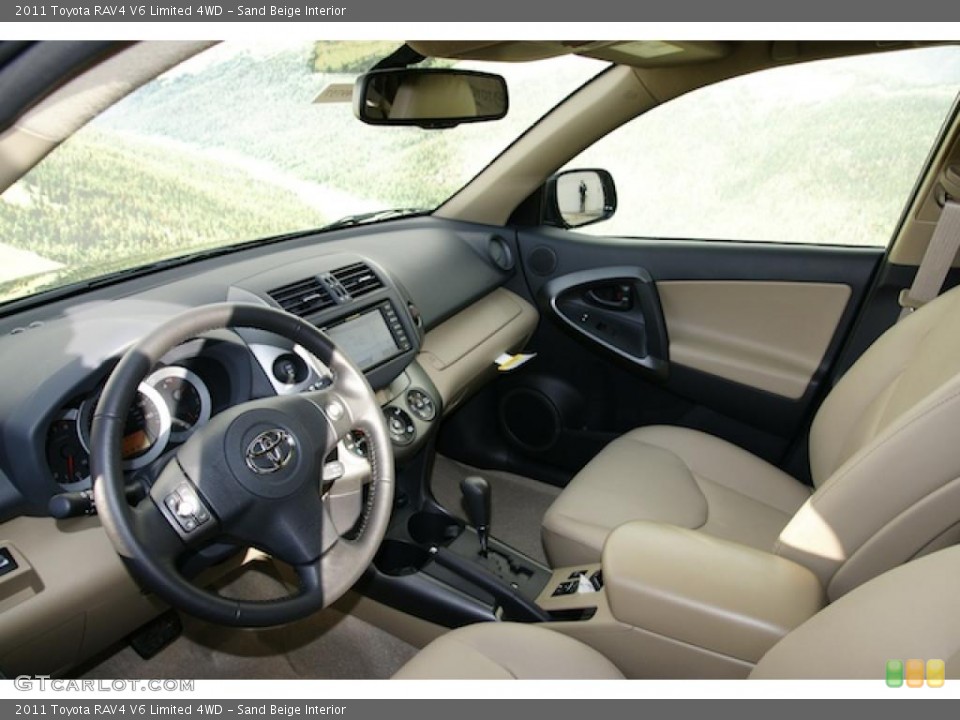 Sand Beige Interior Photo for the 2011 Toyota RAV4 V6 Limited 4WD #46339566
