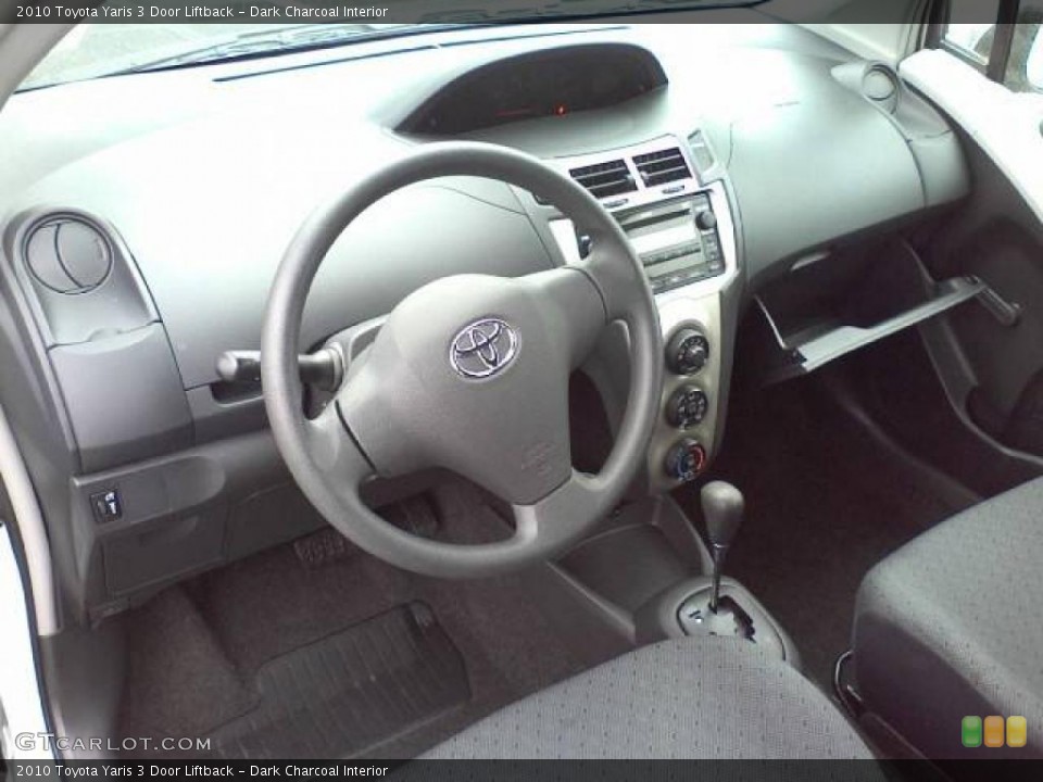 Dark Charcoal 2010 Toyota Yaris Interiors