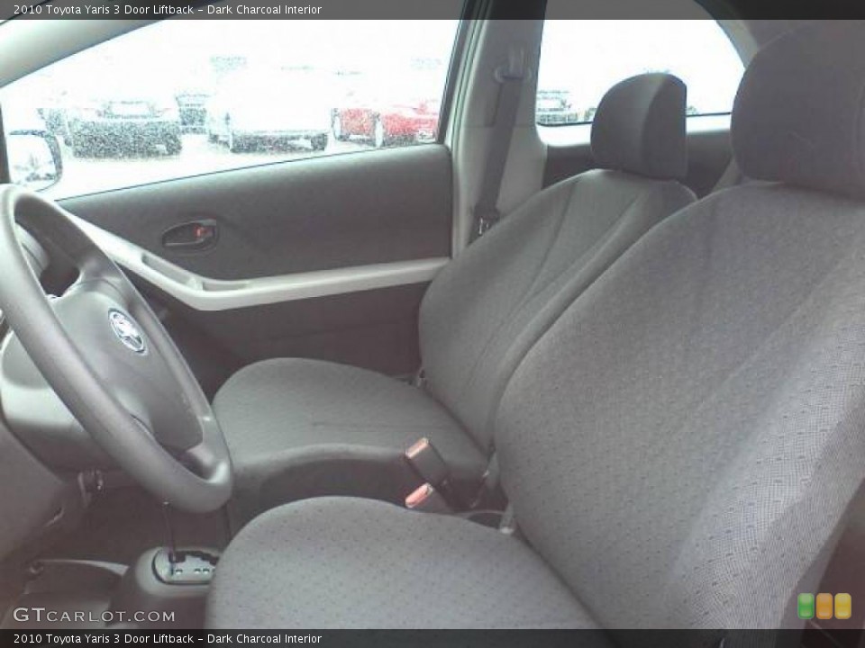 Dark Charcoal Interior Photo for the 2010 Toyota Yaris 3 Door Liftback #46339623