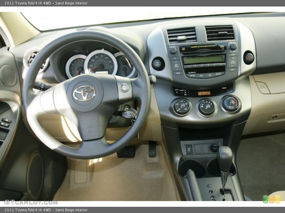 Sand Beige Interior Dashboard for the 2011 Toyota RAV4 I4 4WD #46339713