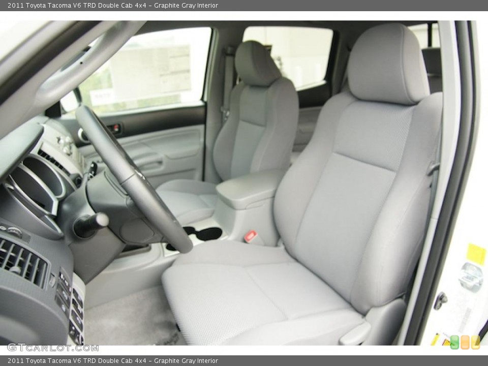 Graphite Gray Interior Photo for the 2011 Toyota Tacoma V6 TRD Double Cab 4x4 #46339872