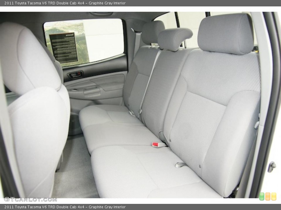 Graphite Gray Interior Photo for the 2011 Toyota Tacoma V6 TRD Double Cab 4x4 #46339914