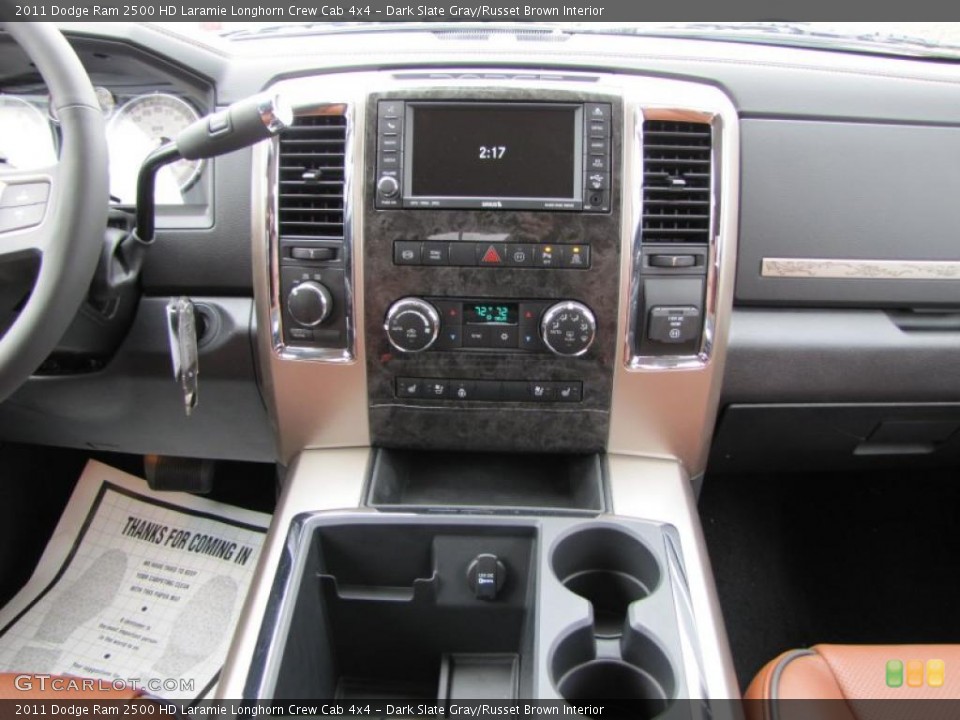 Dark Slate Gray/Russet Brown Interior Dashboard for the 2011 Dodge Ram 2500 HD Laramie Longhorn Crew Cab 4x4 #46340094