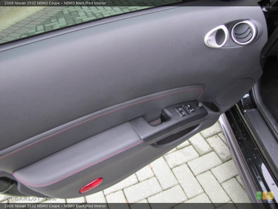 NISMO Black/Red Interior Door Panel for the 2008 Nissan 350Z NISMO Coupe #46340772