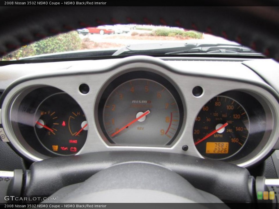 NISMO Black/Red Interior Gauges for the 2008 Nissan 350Z NISMO Coupe #46340859