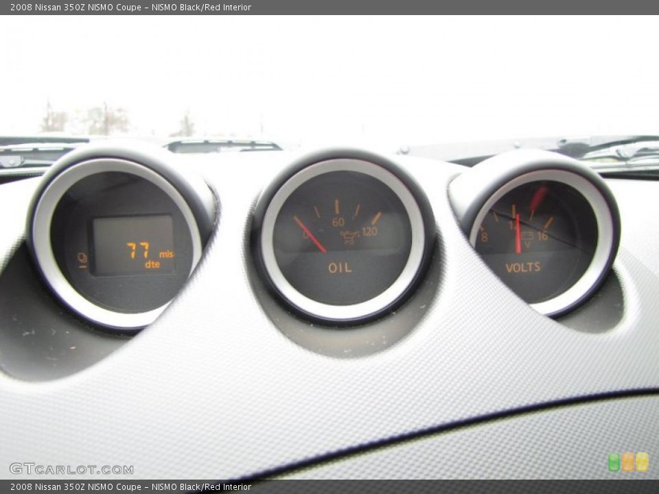 NISMO Black/Red Interior Gauges for the 2008 Nissan 350Z NISMO Coupe #46340868