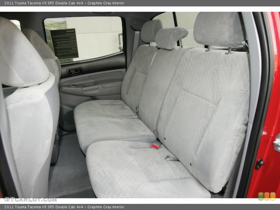 Graphite Gray Interior Photo for the 2011 Toyota Tacoma V6 SR5 Double Cab 4x4 #46340871