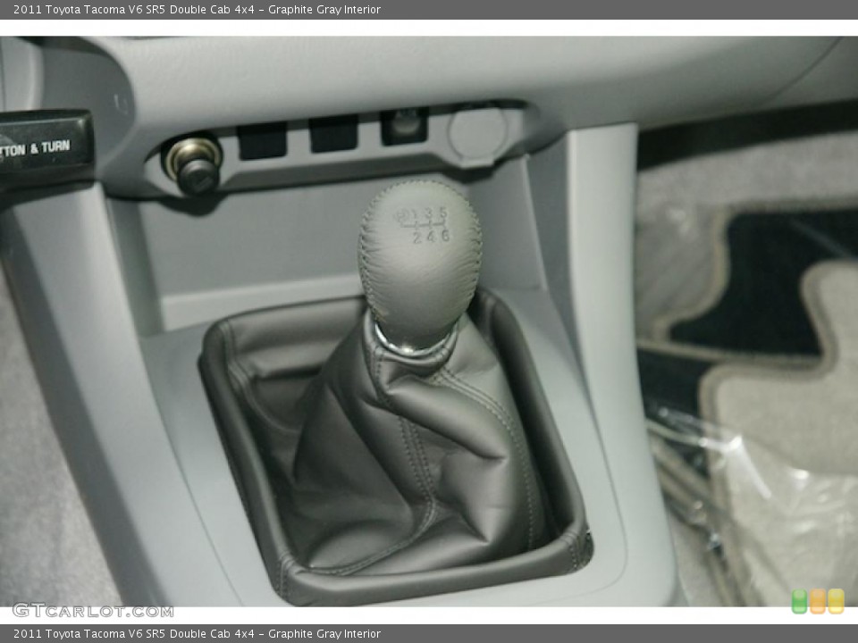 Graphite Gray Interior Transmission for the 2011 Toyota Tacoma V6 SR5 Double Cab 4x4 #46340901