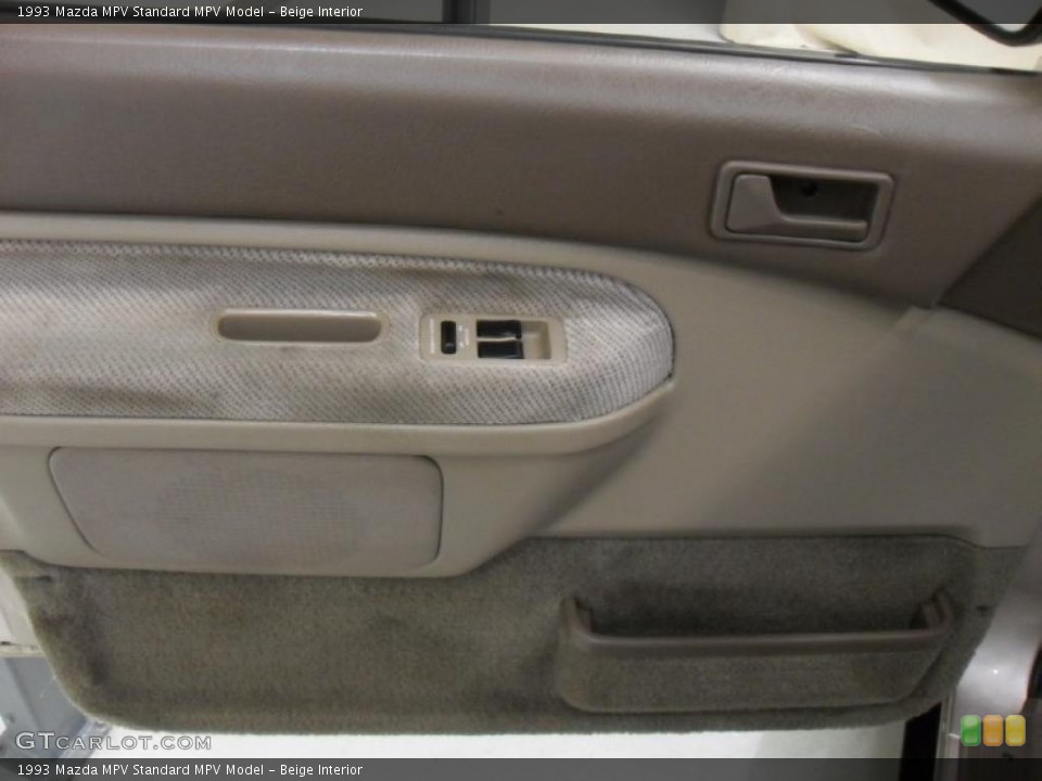 Beige Interior Door Panel for the 1993 Mazda MPV  #46340916