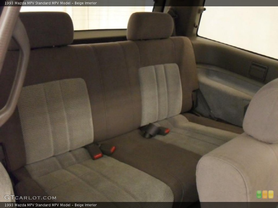 Beige Interior Photo for the 1993 Mazda MPV  #46340994